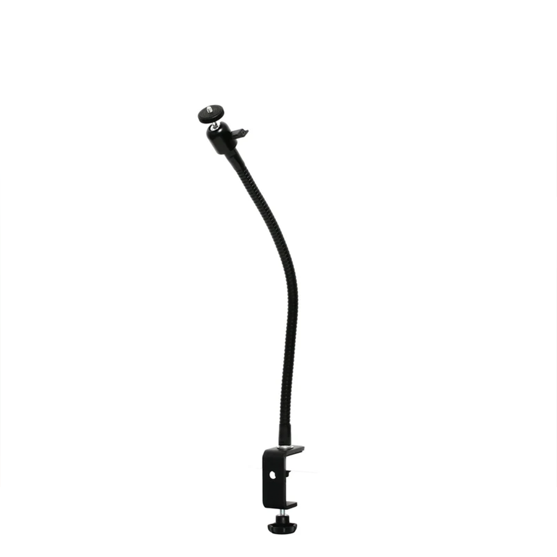 Flexible Gooseneck Camera Mount, Adjustable Clamp Support Stand With Rotatable Ball Head For Desktop Shooting