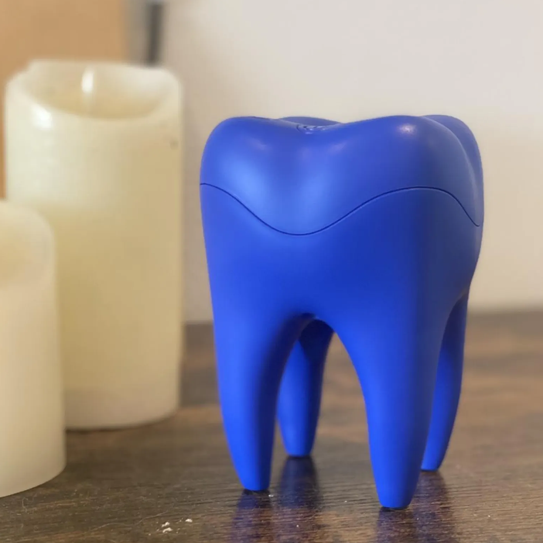 Novelty Tooth Shaped Wireless Speaker, Creative Desktop Bluetooth Audio Player For Decor And Entertainment