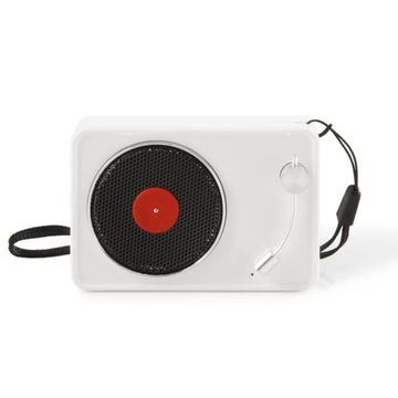 Mini Turntable Shaped Wireless Bluetooth Speaker, Portable Retro Audio Player With Dual Pairing Function