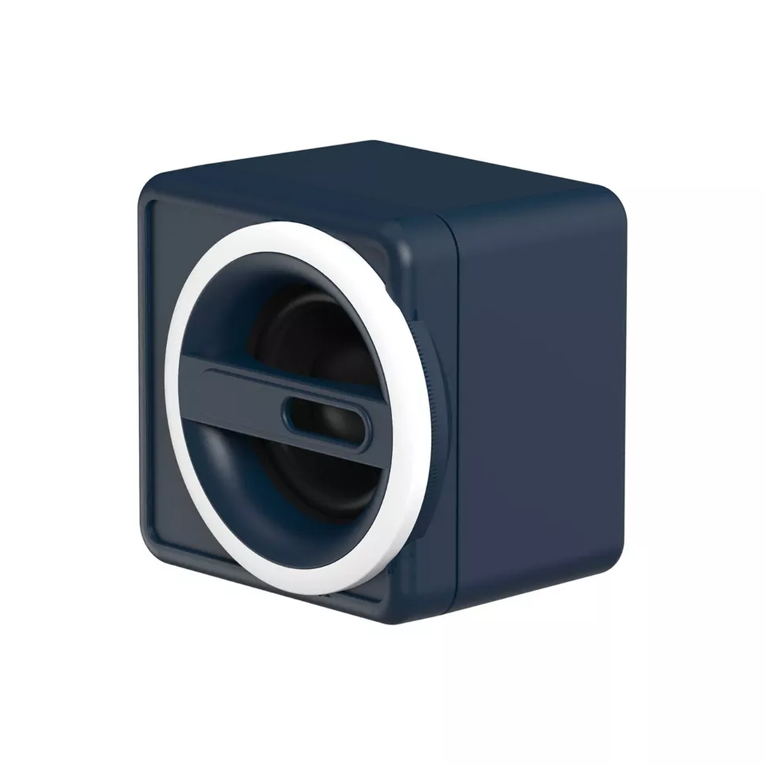 Compact Square Desktop Wired Speakers, Dual Unit Audio System With Aux And USB Connection For Workstations