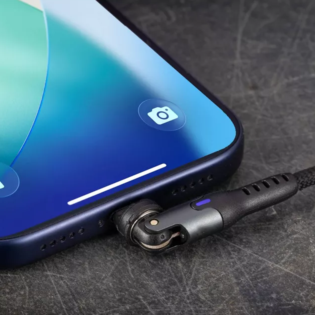 360 Degree Rotatable Usb-C To Usb-C Braided Cord, Adjustable Swivel Connector Charging And Data Transfer Cable